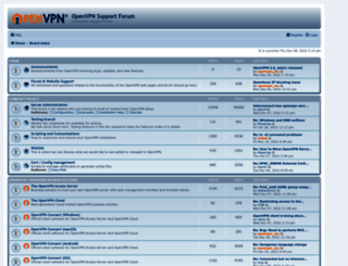 forums.openvpn.net screenshot