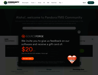 forums.pandorafms.com screenshot
