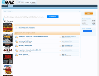 forums.qrz.com screenshot