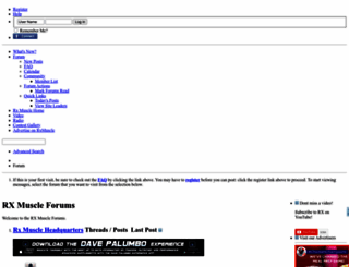 forums.rxmuscle.com screenshot