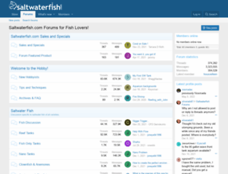 forums.saltwaterfish.com screenshot