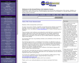 forums.screenprinters.net screenshot