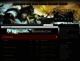 forums.sorcererking.com screenshot