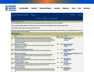 forums.spondylitis.org screenshot