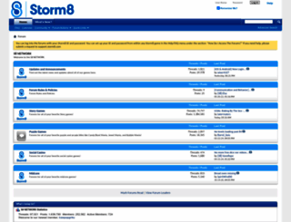 forums.storm8.com screenshot