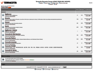 forums.terracotta.org screenshot