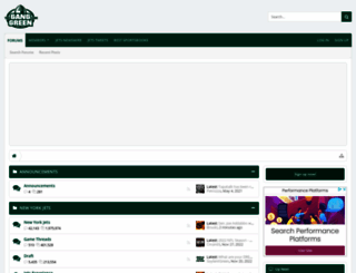 forums.theganggreen.com screenshot