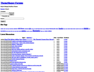 forums.themeshaper.com screenshot