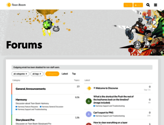 forums.toonboom.com screenshot