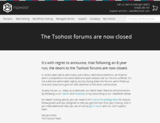 forums.tsohost.co.uk screenshot
