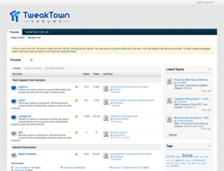 forums.tweaktown.com screenshot