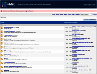 forums.vmix.com.au screenshot