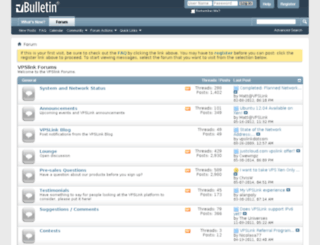 forums.vpslink.com screenshot