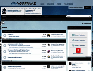 forums.warframe.com screenshot