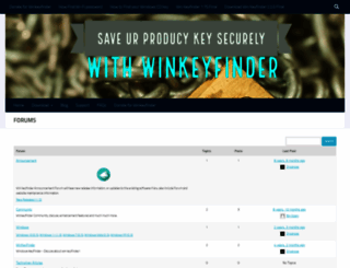 forums.winkeyfinder.com screenshot