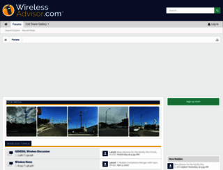 forums.wirelessadvisor.com screenshot