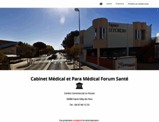 forumsante34.fr screenshot