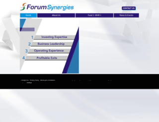 forumsynergies.com screenshot