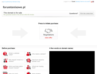 forumtenisowe.pl screenshot