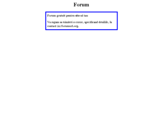 forumuri.org screenshot