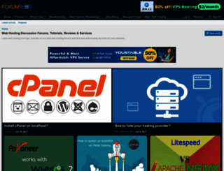 forumweb.hosting screenshot