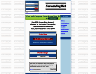 forwardingweb.com screenshot