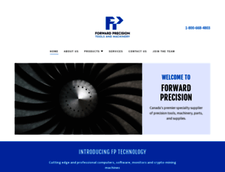 forwardprecision.com screenshot