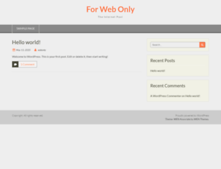 forwebonly.com screenshot