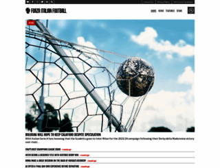 forzaitalianfootball.com screenshot
