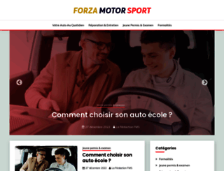 forzamotorsport.fr screenshot
