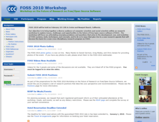 foss2010.isr.uci.edu screenshot
