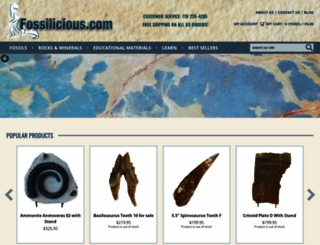 fossilicious.com screenshot