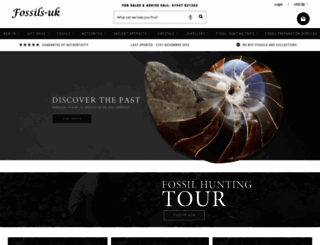 fossils-uk.com screenshot