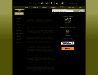 fossilsdirect.co.uk screenshot