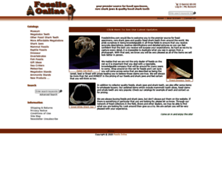 fossilsonline.com screenshot