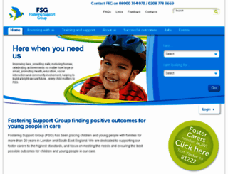 fosteringsupportgroup.com screenshot