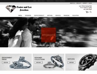 fosterleejewelers.com screenshot