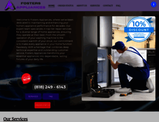 fostersappliance.com screenshot