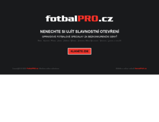 fotbalpro.cz screenshot