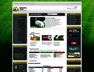 fotbollen.com screenshot