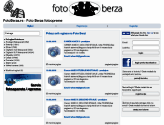 fotoberza.rs screenshot