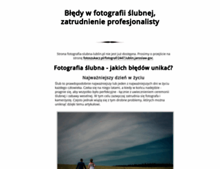 fotografia-slubna-lublin.pl screenshot