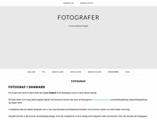 fotografoversigt.dk screenshot