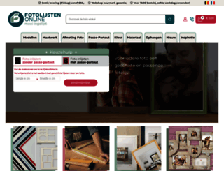 fotolijsten-online.nl screenshot