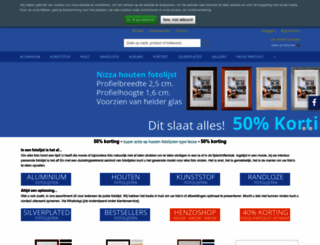 fotolijstenwinkel.nl screenshot