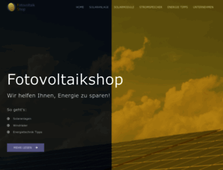 fotovoltaikshop.de screenshot