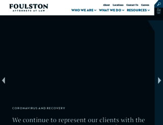 foulston.com screenshot
