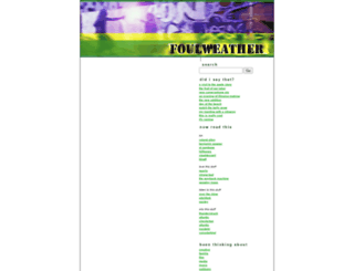 foulweather.org screenshot