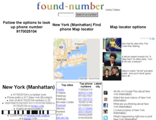 found-number.com screenshot