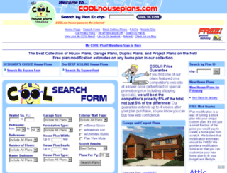 found.coolhouseplans.com screenshot